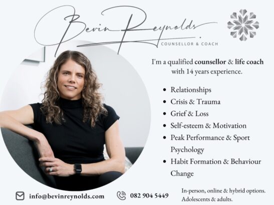 Bevin Reynolds Counsellor and Coach